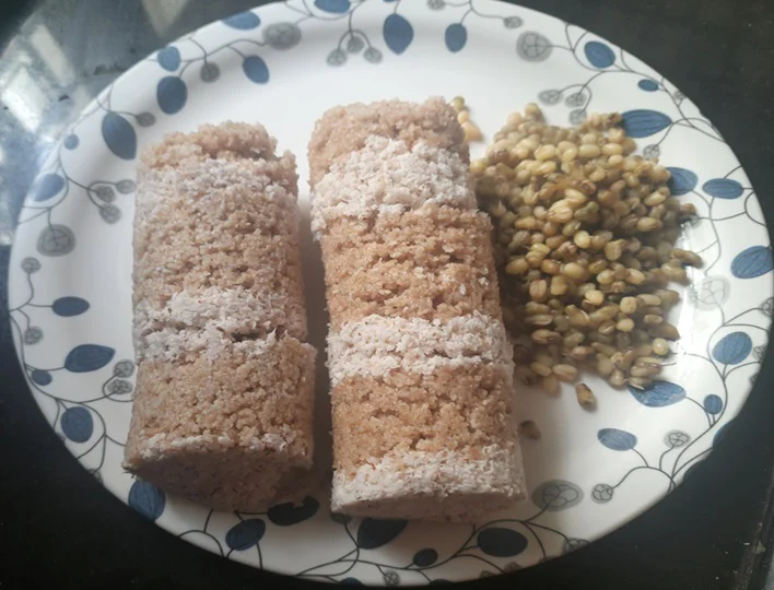 broken wheat puttu